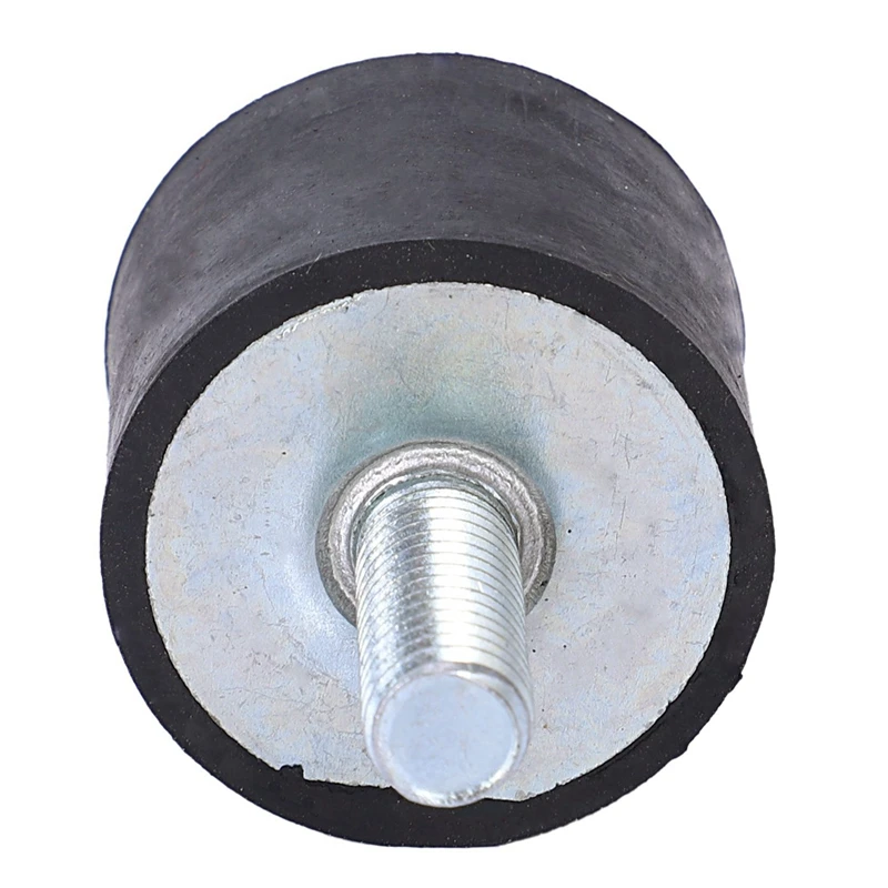 8 Pieces M10 Rubber Shock Absorber Double External Thread Rubber Anti-Vibration Vibration Isolator Durable