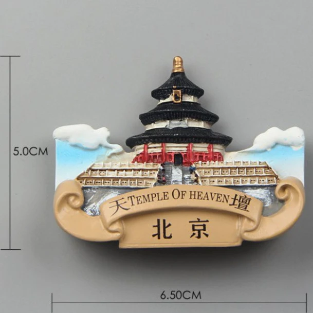 Thermometer Stijl Grote muur Peking China Koelkast Magneet Toeristische Souvenir Gift Huis & Keuken Decoratie Magnetische Sticker Grote muur Peking Koelkast Magneet Collectie