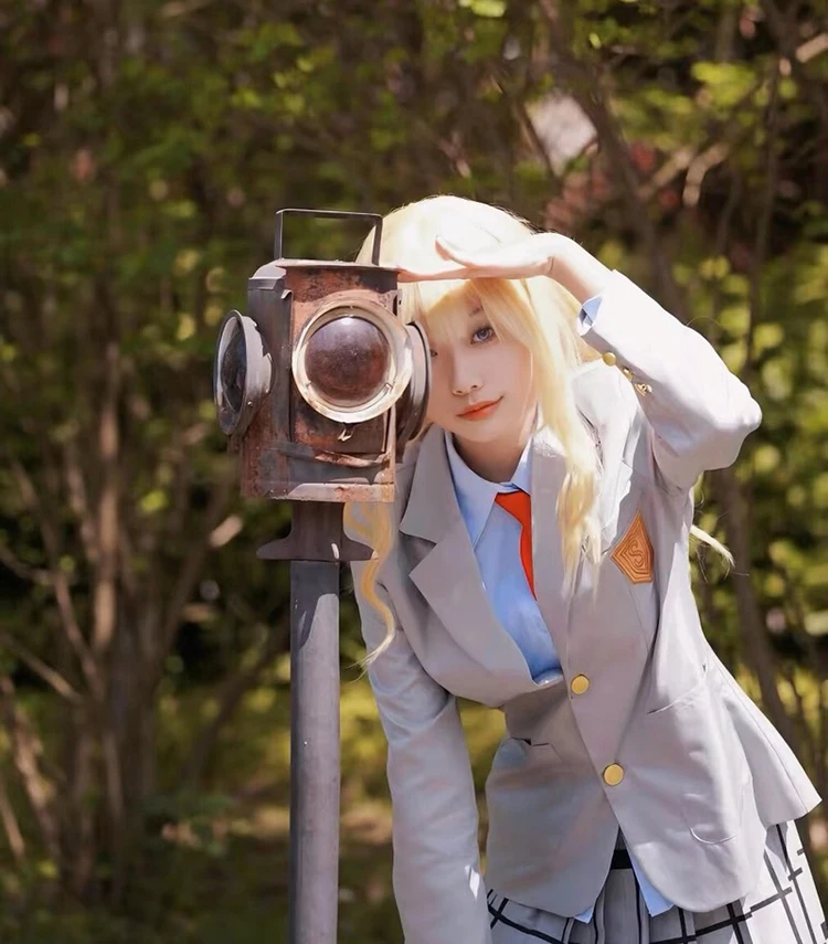 Anime Dein Lüge im April Cosplay Kaori Miyazono Schuluniform Kostüm Halloween Kostüm für Frauen 13