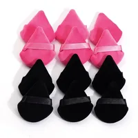 Triangle Powder Puff Wet Dry Use For Loose Powder Liquid Cosmetic Soft Plush Powder Puff Makeup Foundation 2