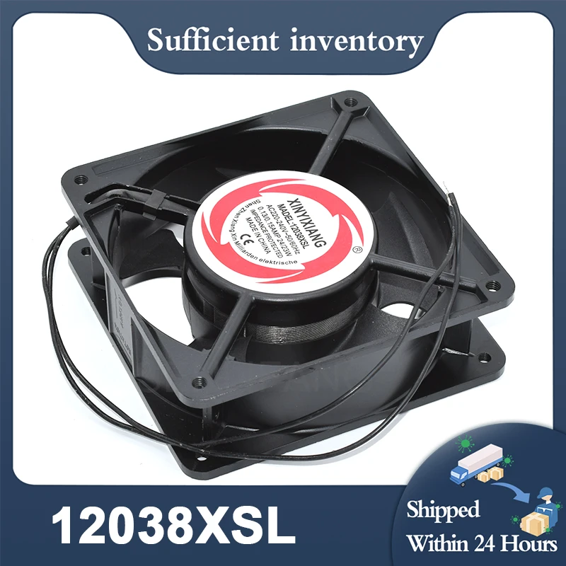 

For Sunon DP200A AC220-240V 0.13/0.15AMP 24/23W P/N 2123HBL 2123HSL 2123XBL 2123XSL 12038XSL 12038 120*120*38MM Ball Cooling Fan