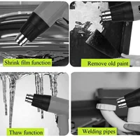 2000W 220V Advanced Hot Air Gun Temperatures Adjustable Electric Heat Gun for Shrink Wrapping Industrial Building Hair Dryer 2
