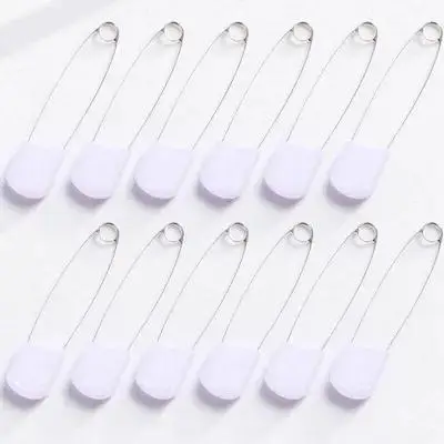 50개 안전 브로치 기저귀 핀 합금 기저귀 홀더 조절 가능한 기저귀 고정핀 옷핀 브로치
