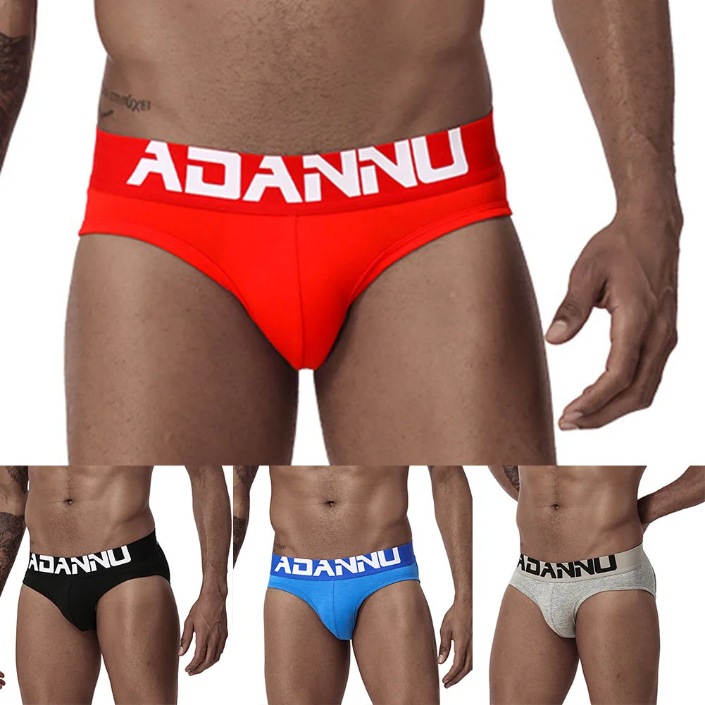 

2023 G-strings Men Thong Stretch Underwear Cotton Convex Pouch Underpants Bikini Sexy Beachwear Breathable Elastic Briefs