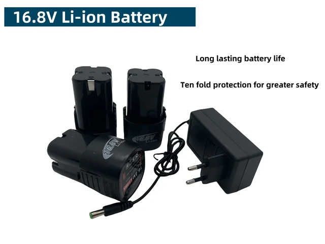 Batterie au Lithium universelle 2025 pour outils électriques, tournevis électriques et perceuses électriques, batterie multifonctionnelle 16,8 V 4,0 ah 1
