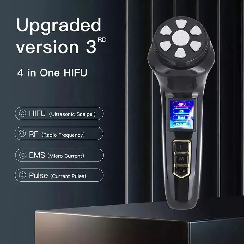Mini HiFU 4 in 1 EMS Pulse RF Face LIfting Skin Rejuvenation