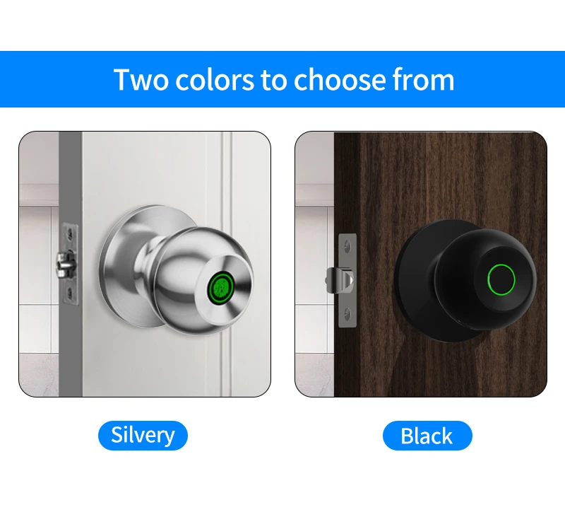K10 Tuya APP Biometric Fingerprint Smart Door Lock Electronic Lock Keyless Secur