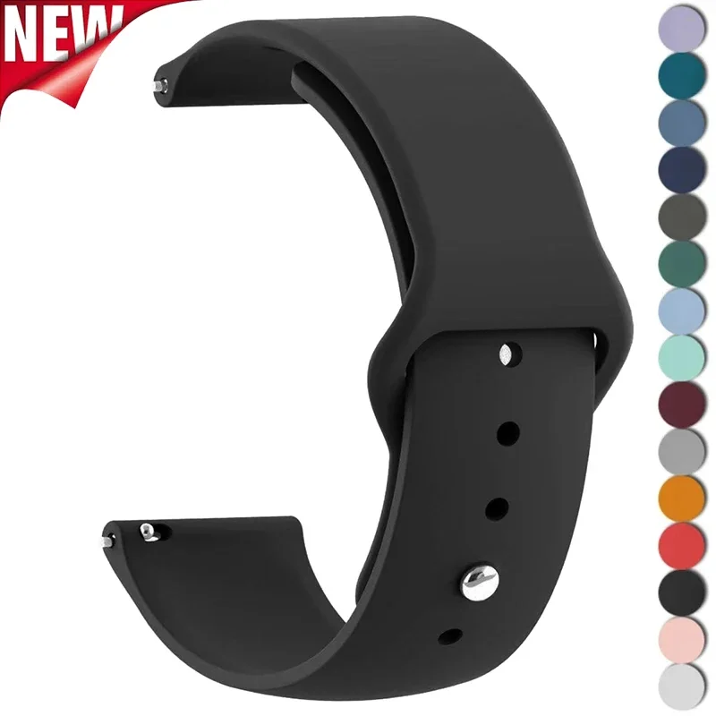 20mm 22mm Silikonarmband für Samsung Galaxy Watch 7 6 5 4 40/44mm 6Classic 43/47mm Armband für Huawei GT7 7Pro Correa