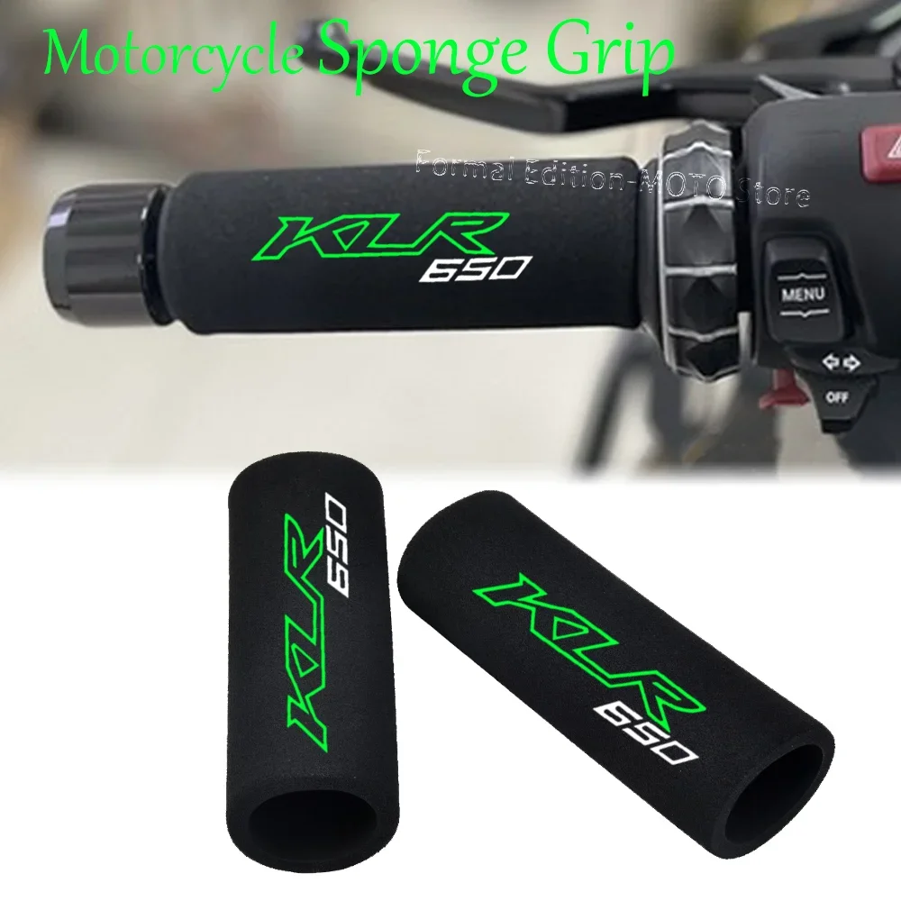 

Sponge Grip for Kawasaki KLR 650 2008-2023 Shockproof Non-Slip Motorcycle Sponge Grip Handlebar Grip Sponge Cover for klr600 250