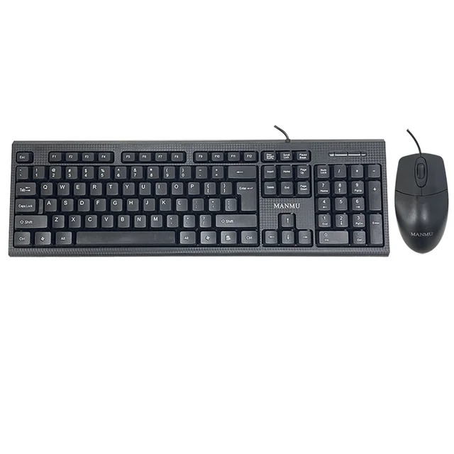 MANMU Office Wired Keyboard Gaming High Quality Keyboard And Mouse Set Keyboard Gaming Setup