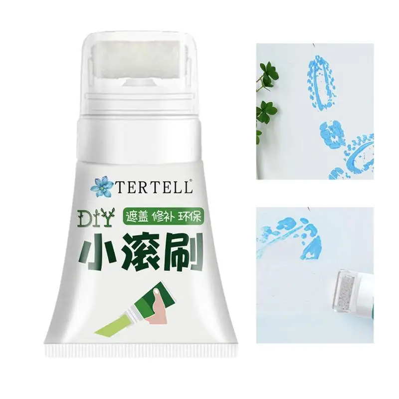 

White Color Wall Repair Cream Rolling Brush Wall Repair Paste Roller Brush for Small Rolling Brush Wall Latex Paint