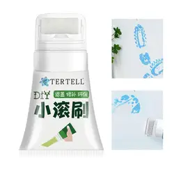 White Color Wall Repair Cream Rolling Brush Wall Repair Paste Roller Brush for Small Rolling Brush Wall Latex Paint