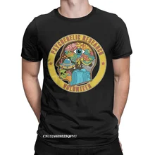 Psychedelic Research Volunteer UFO Aliens Tee Shirt Men Premium Cotton Tops T Shirts Paranormal Harajuku Tee Shirt Plus Size