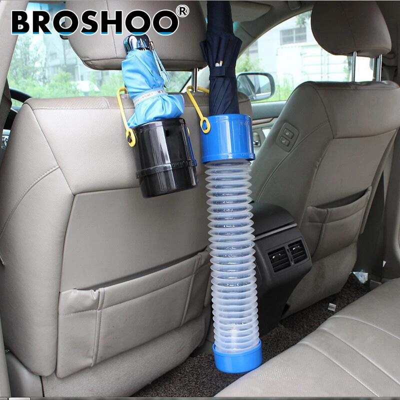 BROSHOO Unversal Car Styling Multifunctional Foldable Plastic Car Interior Umbrella Hanger Storage Holder Auto Accessories