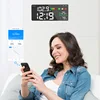 DM165A-WIFI Sound level meter noise meter noise detector wall mounted clock temperature humidity meter decibel APP 6