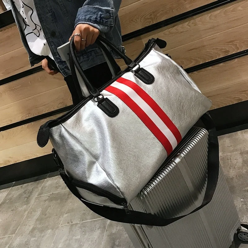 

Short Distance Travel Bag Women Portable Large Capacity Luggage Business Travel Boarding Bag Shoe Position Sports Fitness Bag