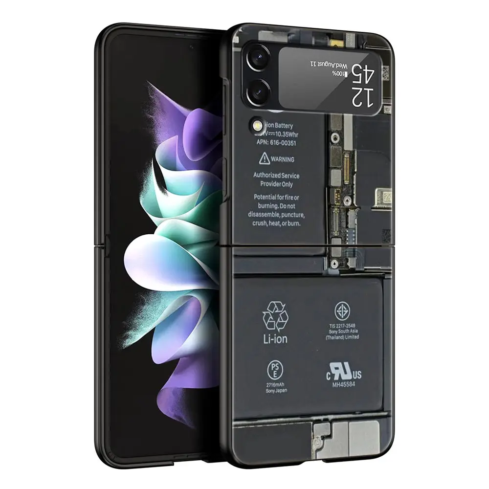 Vintage Tape Camera Design Black Hard Shell Phone Case