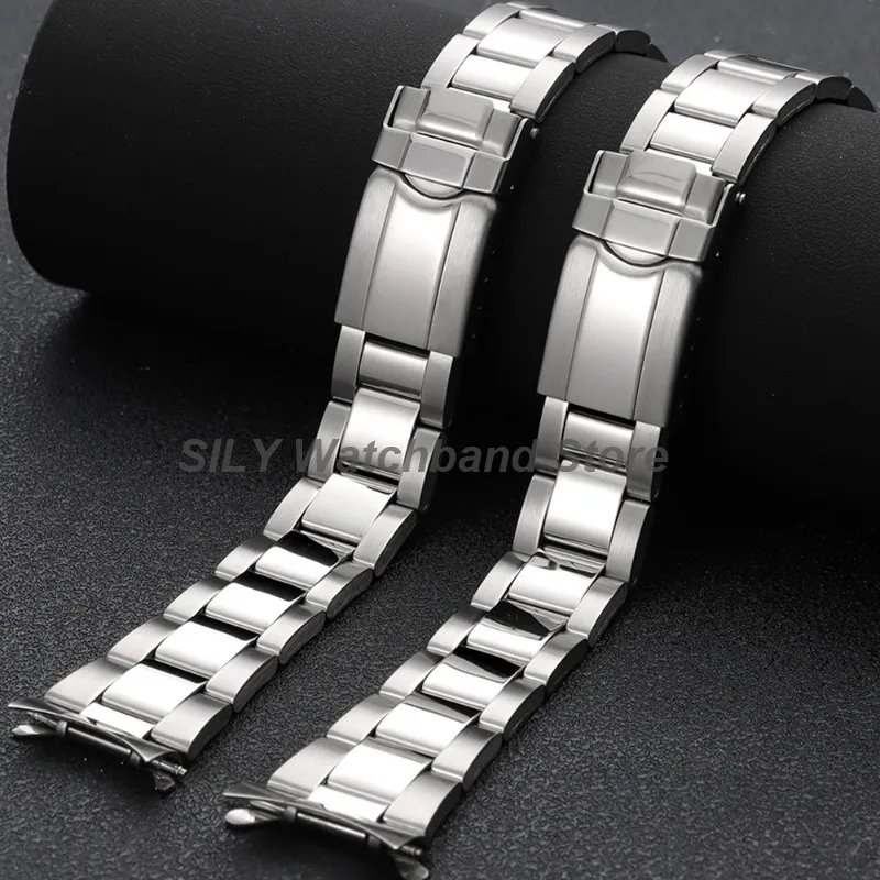 Universal Stainless Steel Folding Buckle Sports Watchband Strap