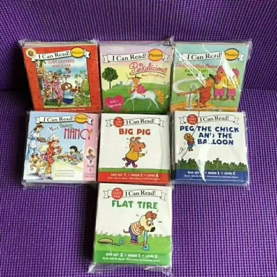 84 Books/set I Can Read Phonics Books English Books For Kids Story 