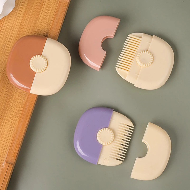 Baby HairCut 2 In 1 Hairdressing Comb Trim Bangs And Broken Hair Bangs Trimmer Home DIY Beauty Hairstyling Supplies