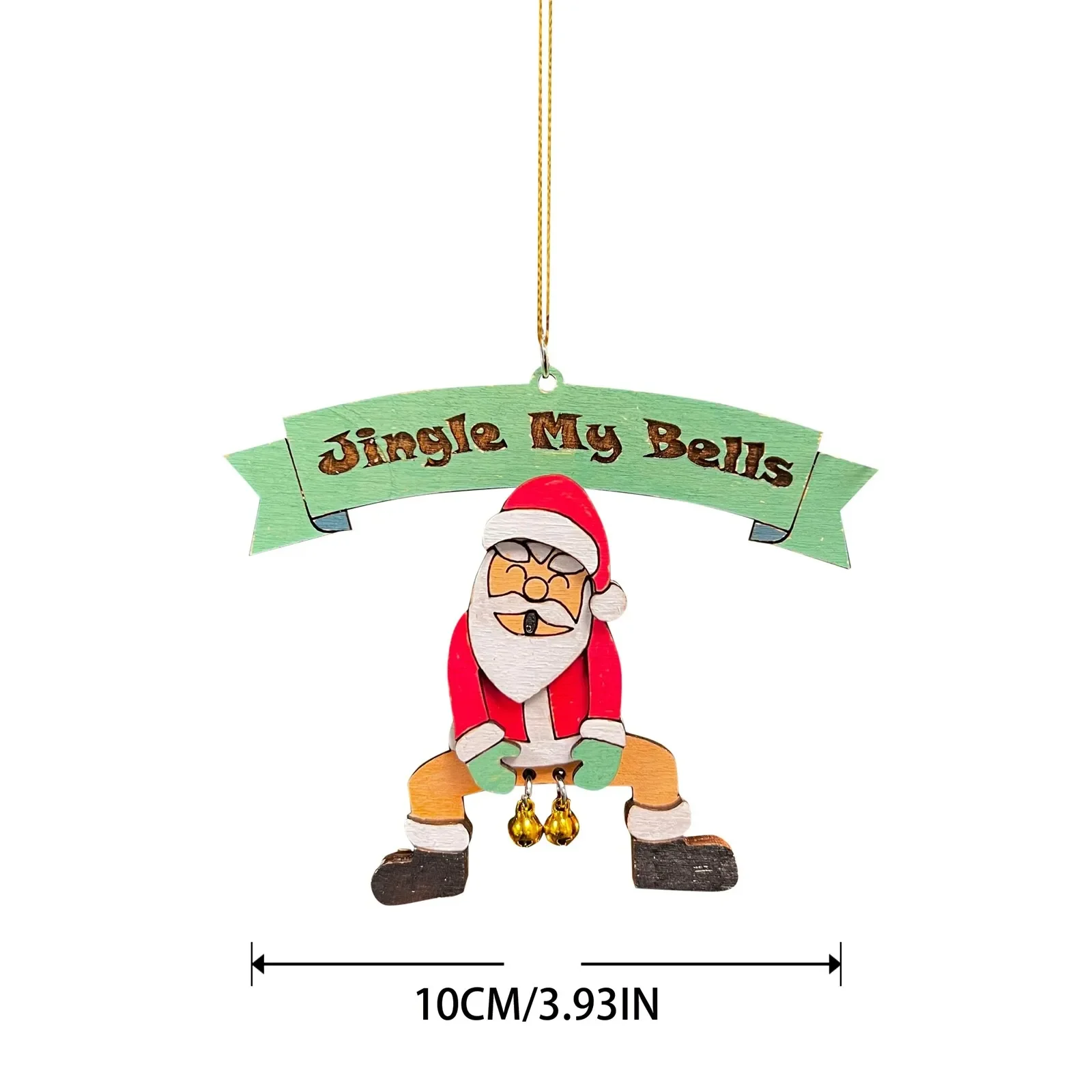 Description Picture 4 of itemDIY Christmas Pendant Jingle My Bells Ornaments for Christmas Tree Assorted Plastic and For Christmas Tree Hanging Decorations