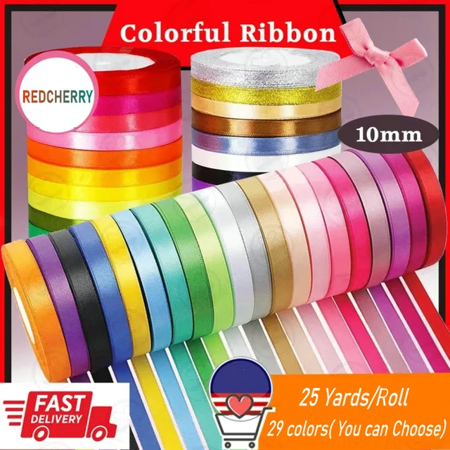 25Yards/Roll 6mm Christmas Ribbon DIY Printed Grosgrain Ribbons for Gift  Wrapping Wedding Christmas Party Decoration Supplies - AliExpress