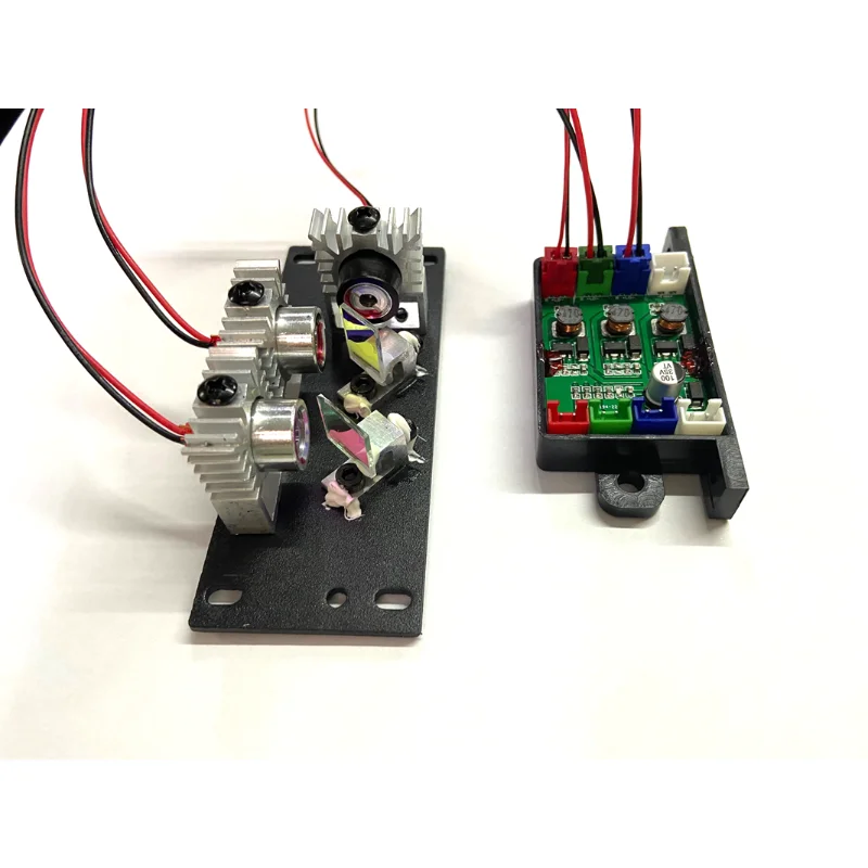 

500mw Red Green Blue RGB Tricolor Synthetic White Full Color Laser Module TTL+Analog