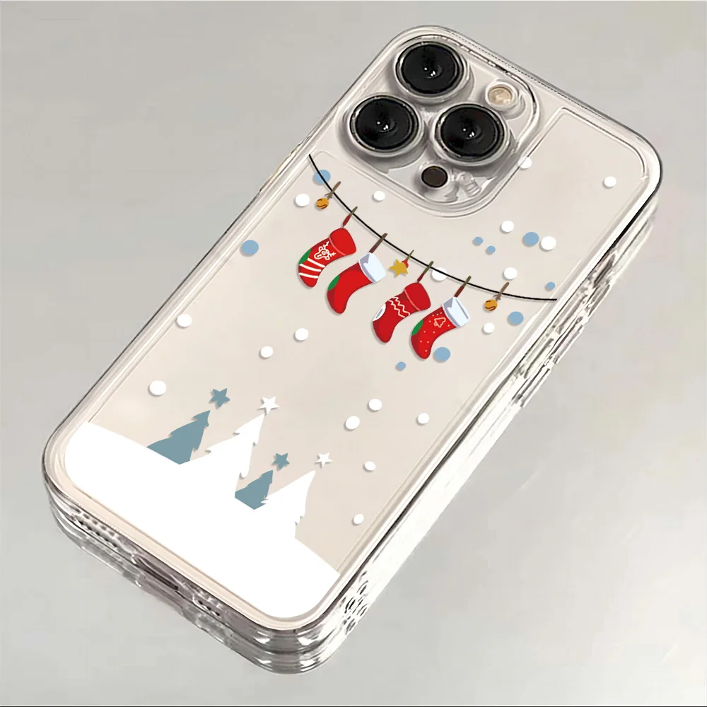 Festive Holiday Characters Soft TPU Phone Case