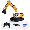 Huina 1:24 1516 RC Cars 2.4G Six-Way Remote Control Excavator Simulation Engineering Vehicle Exquisite Souvenir Boy Children Toy 4