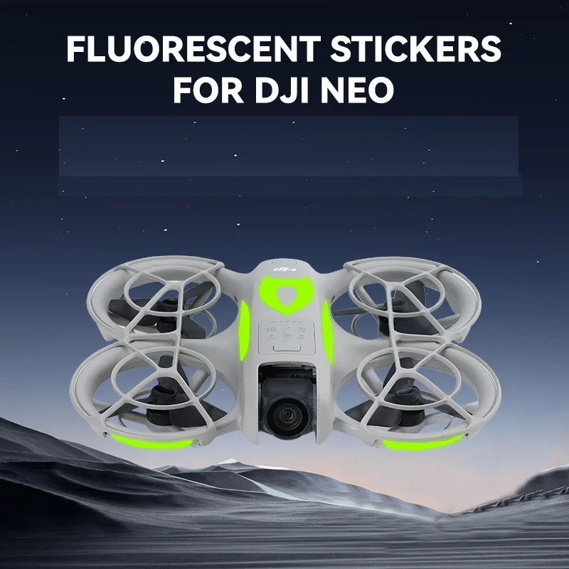 For DJI NEO Drone Luminous Sticker Protective Film Glow-in-the-dark Skins Daytime Cool Laser Night Flight Decals Accessories Kit