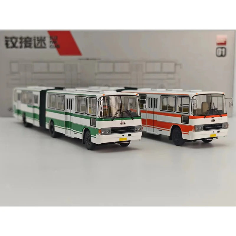 

1:64 Scale Diecast Alloy CJ660B Articulated City Bus Toys Cars Model Classics Adult Souvenir Gifts Display Desktop Decoration