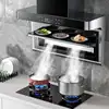 Range Wall Mounted Fan Kitchen Chimney Motor Kitchen Extractor Down Draft Hood Exhaust Fan Cocina 900*290*835mm 1