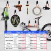 Garage Hooks Heavy Duty Metal Hook Wall Mount Bicycle Hanger Hooks Wall Mount Anti-slip Storage Hook for Ladders Garden Tool 6