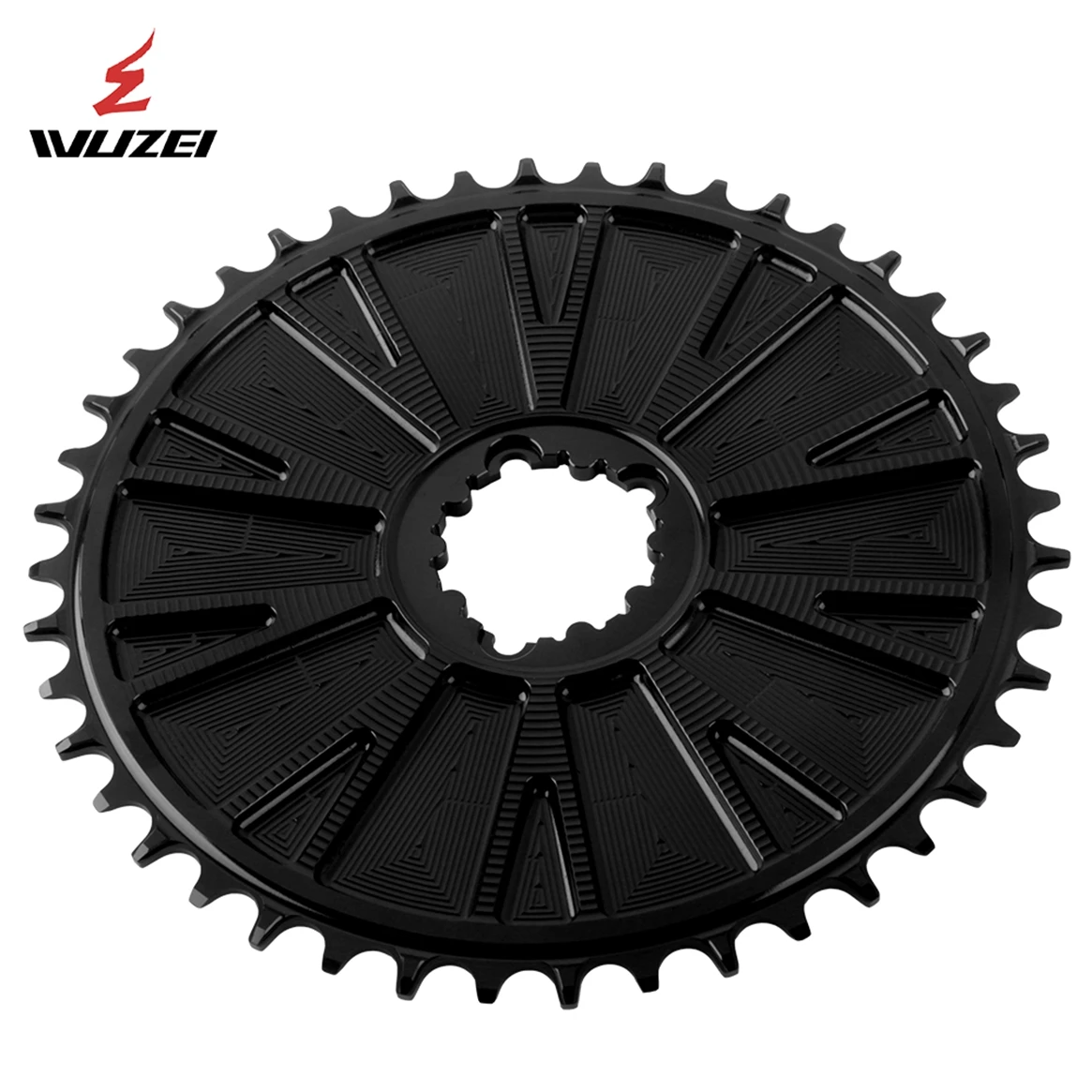 WUZEI 4.2mm Offset Road Gravel Bike Chainring Narrow Wide