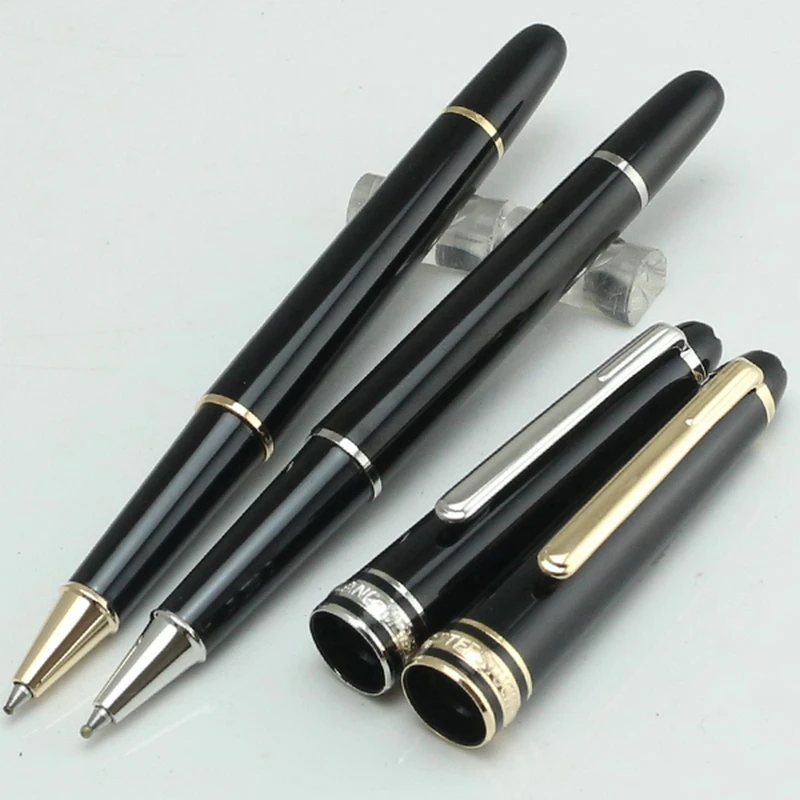 High Quality163 Luxury MB Monte Resin MB Meisterstuck Rollerball Fountain Blance Ball Pens 149 Fountian Pen View Window