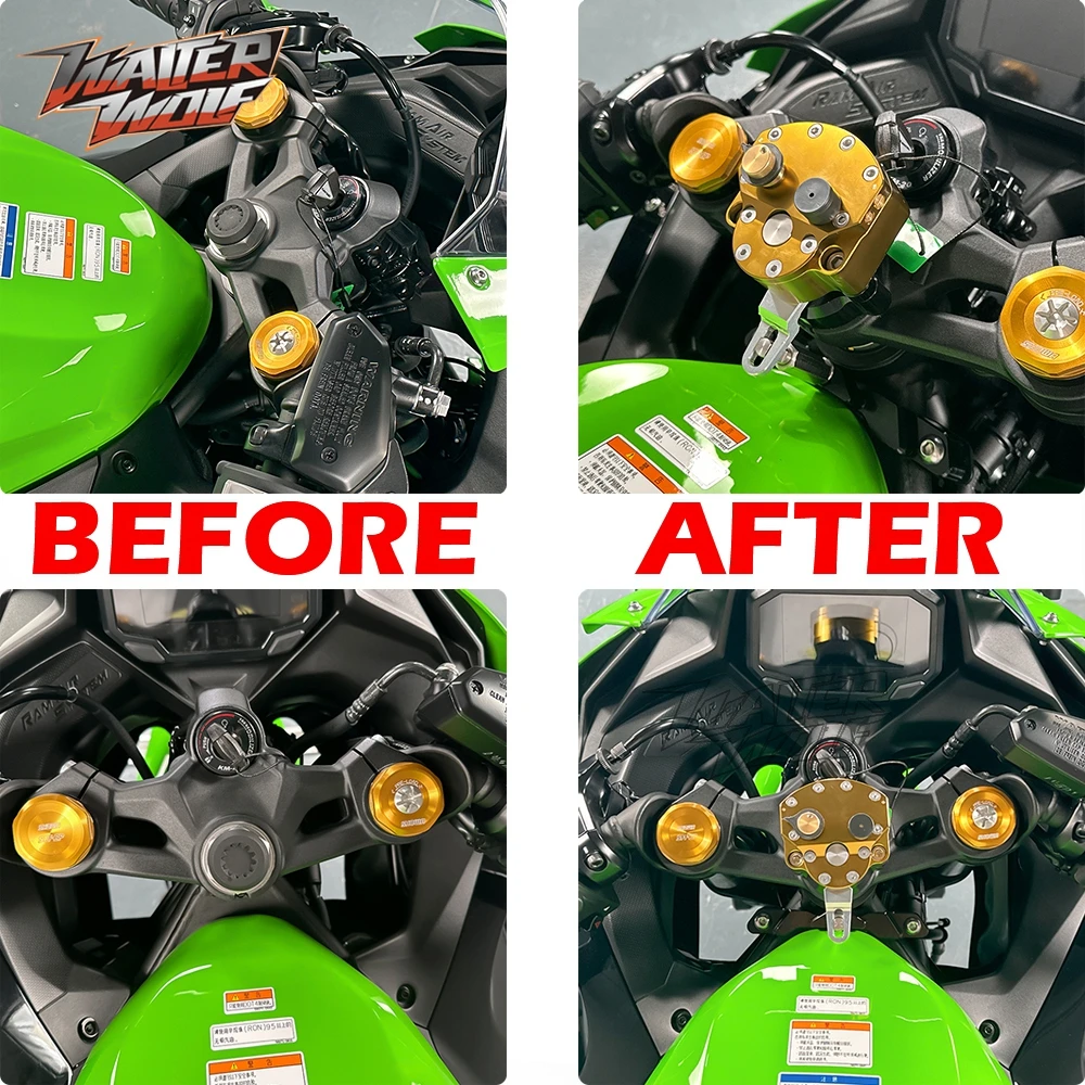 返金用 NEW 2013 - 2025 GENUINE KAWASAKI NINJA ZX-6R STEERING DAMPER