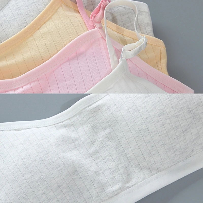Breathable Padded Bra Girls Underwear Tube Tops Build Up Seamless Training Bra
