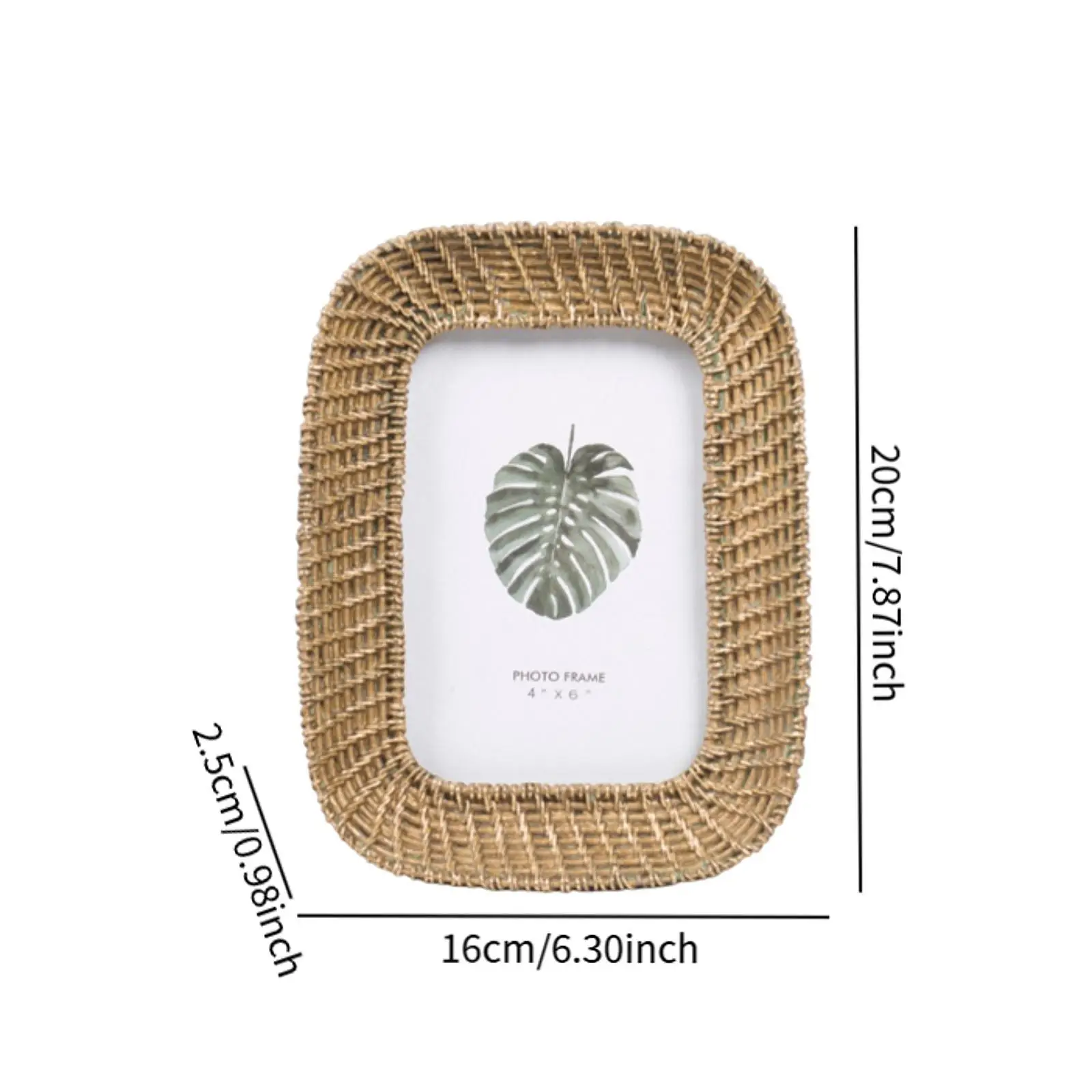 Picture Frame Photo Frame Tabletop Photo Holder for Bedroom Entrance Office Decoration