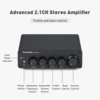 Fosi Audio Bluetooth Sound Power Amplifier BT30D PRO 2.1 Channel Amp Audio Reciver for Speaker Subwoofer 165Wx2 +350W 3
