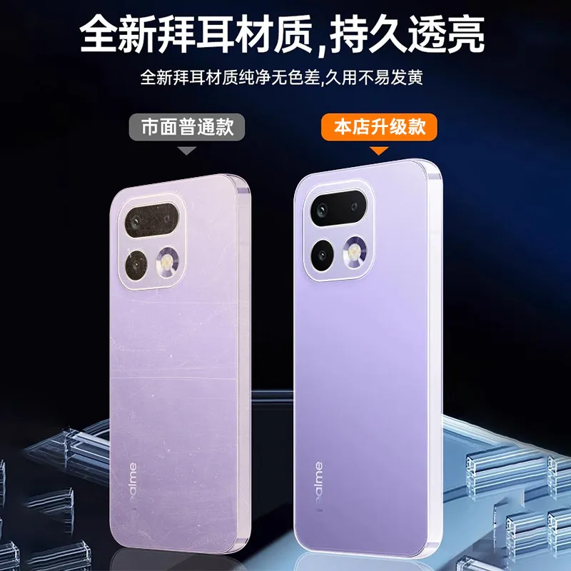 Transparent Slim Soft TPU Silicone Phone Case with Camera Protection