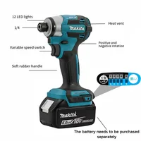 Makita DTD173 bleu 18V Perceuse à percussion sans balais au lithium-ion, outil multifonctionnel, outil électrique, perceuse, outil à percussion 5