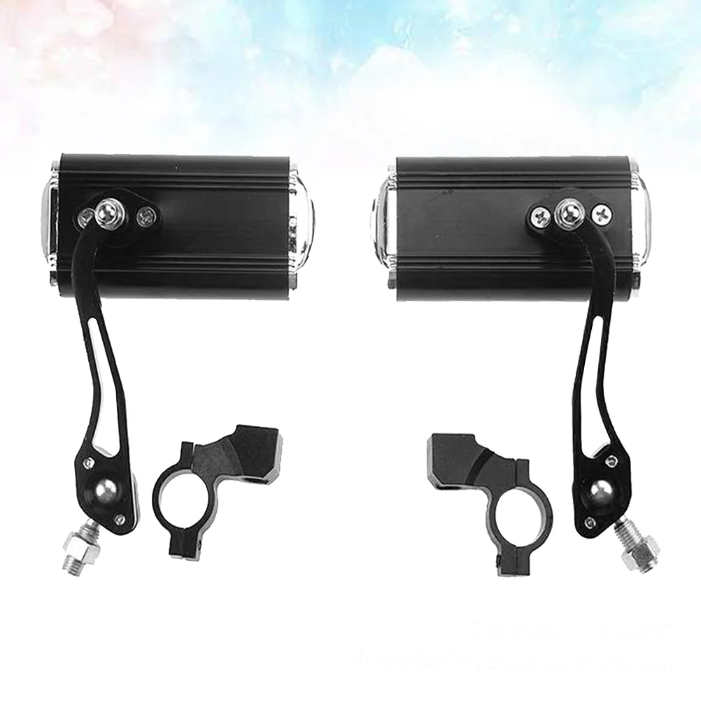 

A Pair of 360° Bike Handlebar Mirror Super Clear Blast-Resistant Lightweight Wide Angle Fully Adjustable Cycle Mirror (Black)