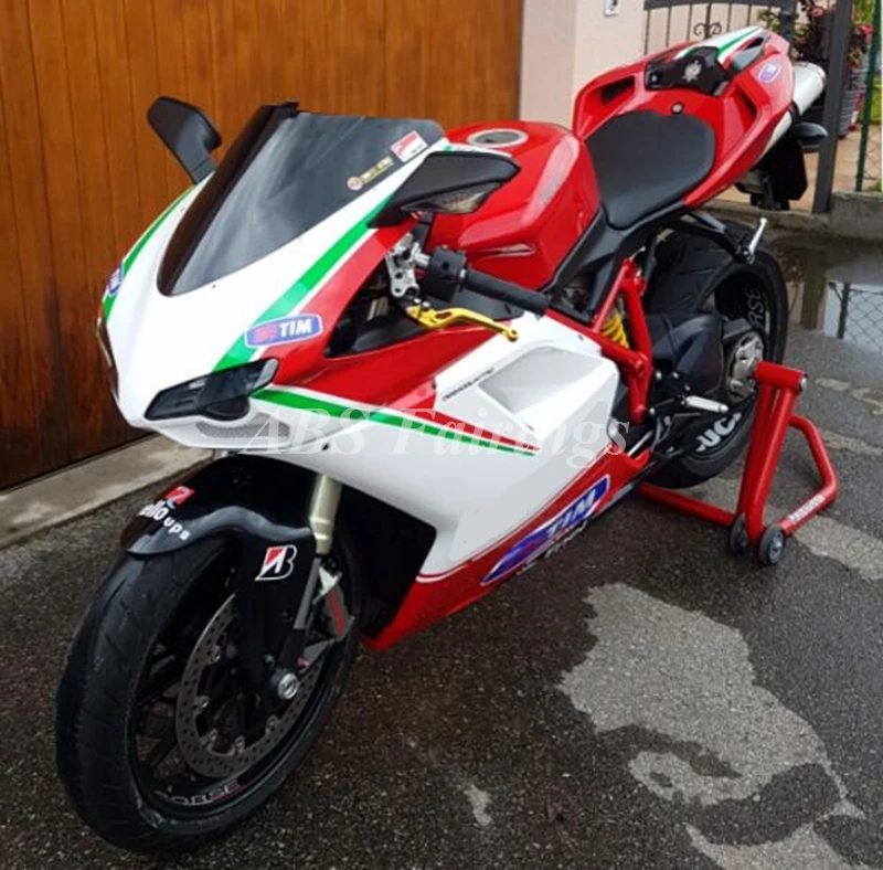 

4Gifts New ABS Motorcycle Fairings Kit Fit For Ducati 848 1098 1198 1098s 1098r 1098s Bodywork Set Custom Red Green