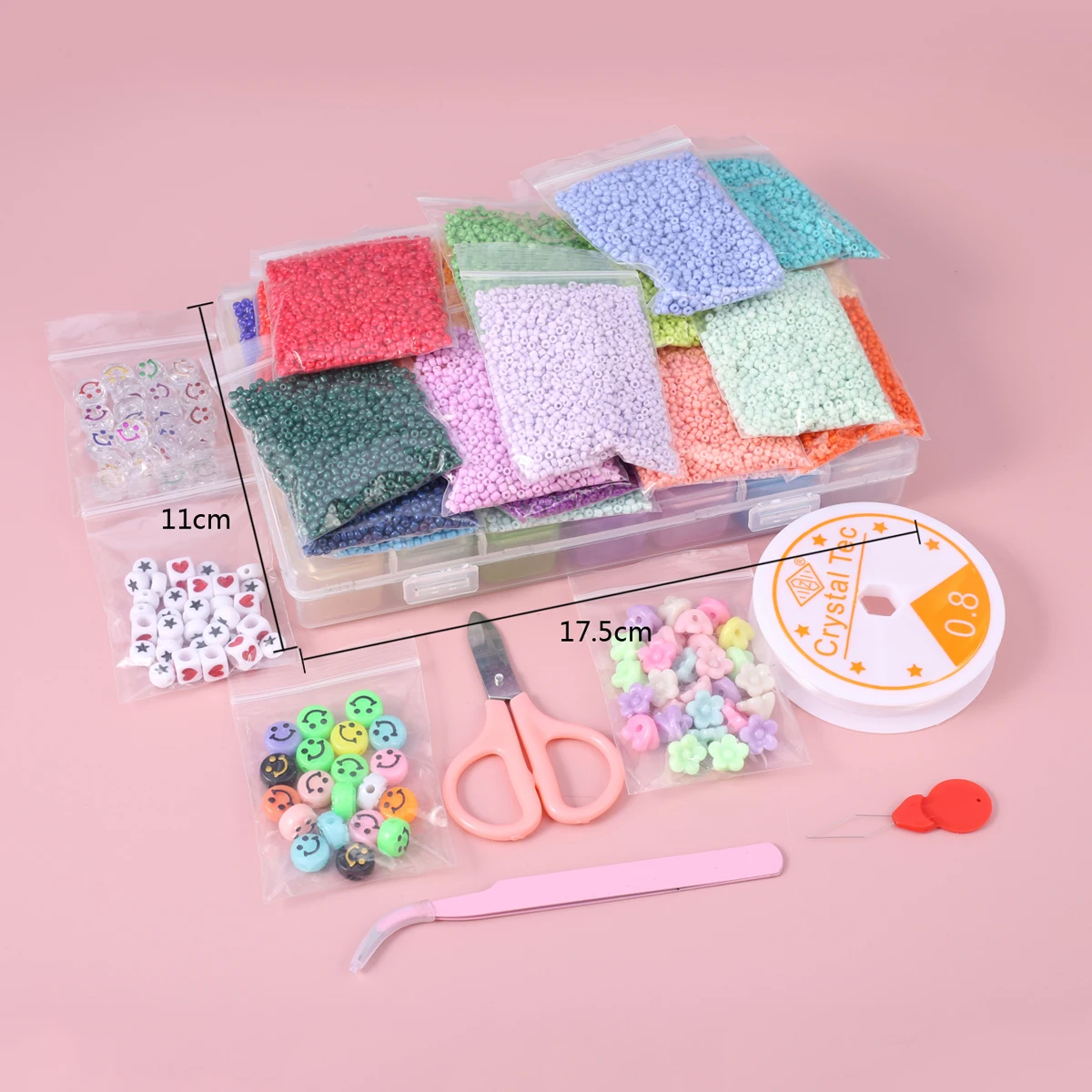 2023 Handmade DIY Jewelry Suit Mix Color Small Bead Box fit Women Men Wholesale Handicrafts Accessories