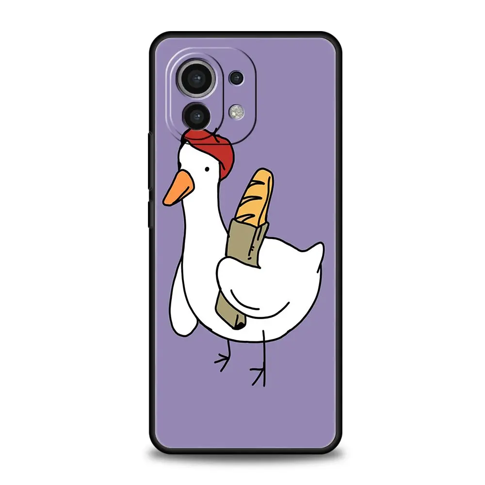 Cute Goose Duck Game Soft TPU Phone Case Cover