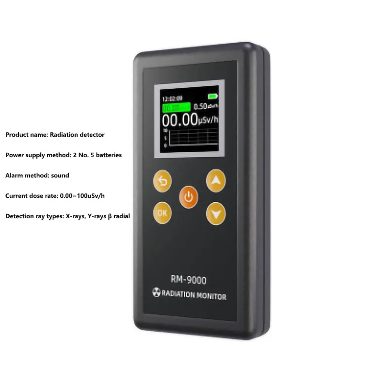 

RM-9000 Nuclear Radiation Detector Radioactive Marble Ionization Tester Geiger Counter Ionization Radiation Tester