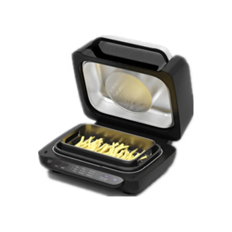 7L double bowls PowerXL Grill air fryer mechanical control timer oil free air fryer electric deep fryers