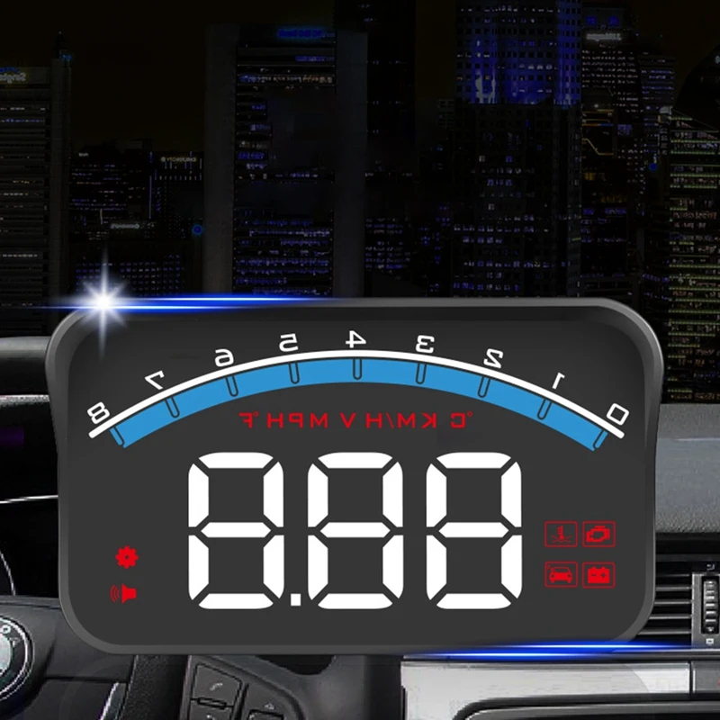 M6S HUD  ÷ OBD2 , ڵ , ڵ  ӵ,   ׼