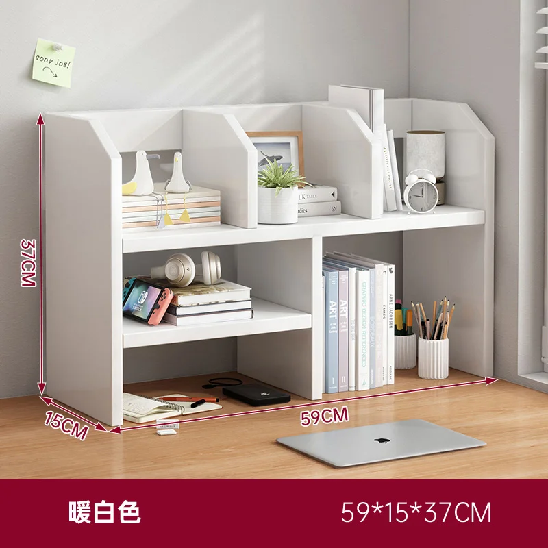 Simple Desktop Bookshelf and Storage Shelf Office Desk Multi-Layer Storage Shelf Student Dormitory Desk Small Bookcase