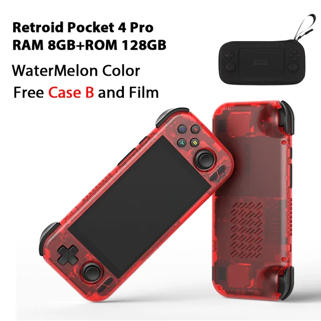 Retroid Pocket 4 Pro funda gratis 8G + 128G consola de juegos